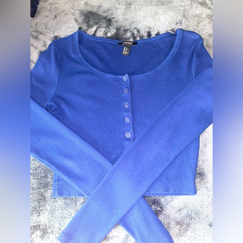 Ribbed Forever 21 Crop Top
